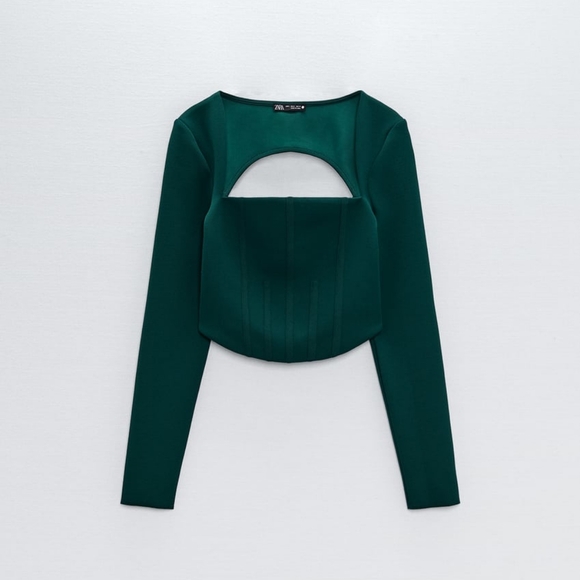 Zara Cut Out Top (Size XS) - Picture 2 of 4